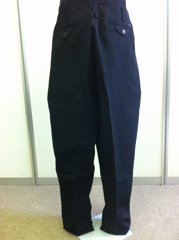 BLACK 1 ブレイクアウト 変形学生ズボン 裾ファスナー 昭和 レトロ